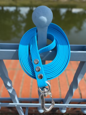 Smycz hexaline niebieska 10m
