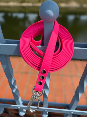 Smycz hexaline różowa 10m