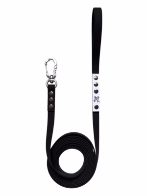 Smycz tree bark czarna 3 m