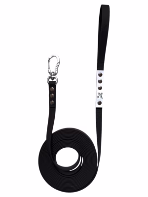 Smycz tree bark czarna 5 m