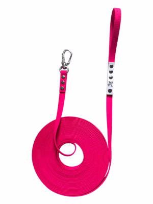 Smycz hexaline różowa 10 m