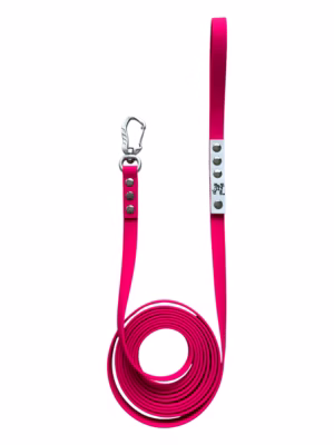 Smycz hexaline różowa 3 m