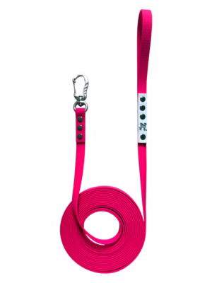 Smycz hexaline różowa 5 m